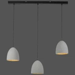 Suspension Paul-Neuhaus ETON Noir, 3 lumières