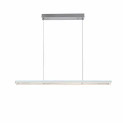 Suspension Paul-Neuhaus HELIX LED Aluminium, 2 lumières, Télécommandes