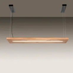 Suspension Paul-Neuhaus PALMA LED Écru, Noir, 1 lumière, Télécommandes