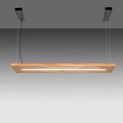 Suspension Paul-Neuhaus PALMA LED Écru, Noir, 1 lumière, Télécommandes