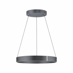 Suspension Paul-Neuhaus PURE E-CLIPSE LED Gris, 2 lumières, Télécommandes