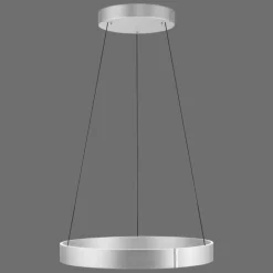 Suspension Paul-Neuhaus PURE E-CLIPSE LED Argenté, 2 lumières, Télécommandes