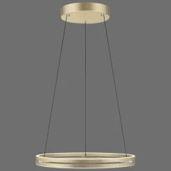 Suspension Paul-Neuhaus PURE E-LOOP LED Or, 2 lumières, Télécommandes