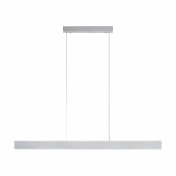 Suspension Paul-Neuhaus Q-ADRIANA LED Aluminium, 2 lumières, Télécommandes