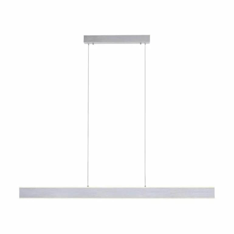 Suspension Paul-Neuhaus Q-ADRIANA LED Aluminium, 2 lumières, Télécommandes