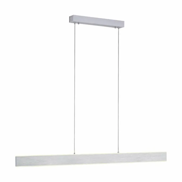 Suspension Paul-Neuhaus Q-ADRIANA LED Aluminium, 2 lumières, Télécommandes