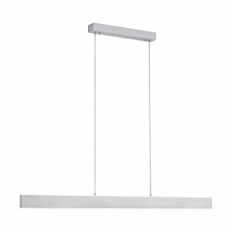 Suspension Paul-Neuhaus Q-ADRIANA LED Aluminium, 2 lumières, Télécommandes