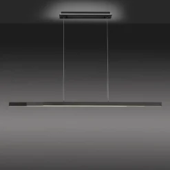 Suspension Paul-Neuhaus Q-ARIAN LED Anthracite, 4 lumières, Télécommandes