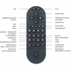 Suspension Paul-Neuhaus Q-ETIENNE LED Acier brossé, 3 lumières, Télécommandes