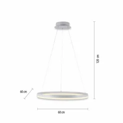 Suspension Paul-Neuhaus TITUS LED Blanc, 1 lumière