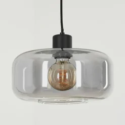 Suspension Pedreles Noir, 1 lumière