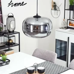 Suspension Peonniemi Noir, 1 lumière