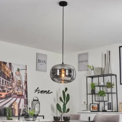 Suspension Peonniemi Noir, 1 lumière