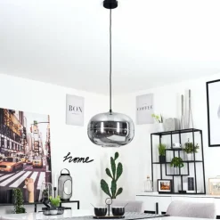 Suspension Peonniemi Noir, 1 lumière