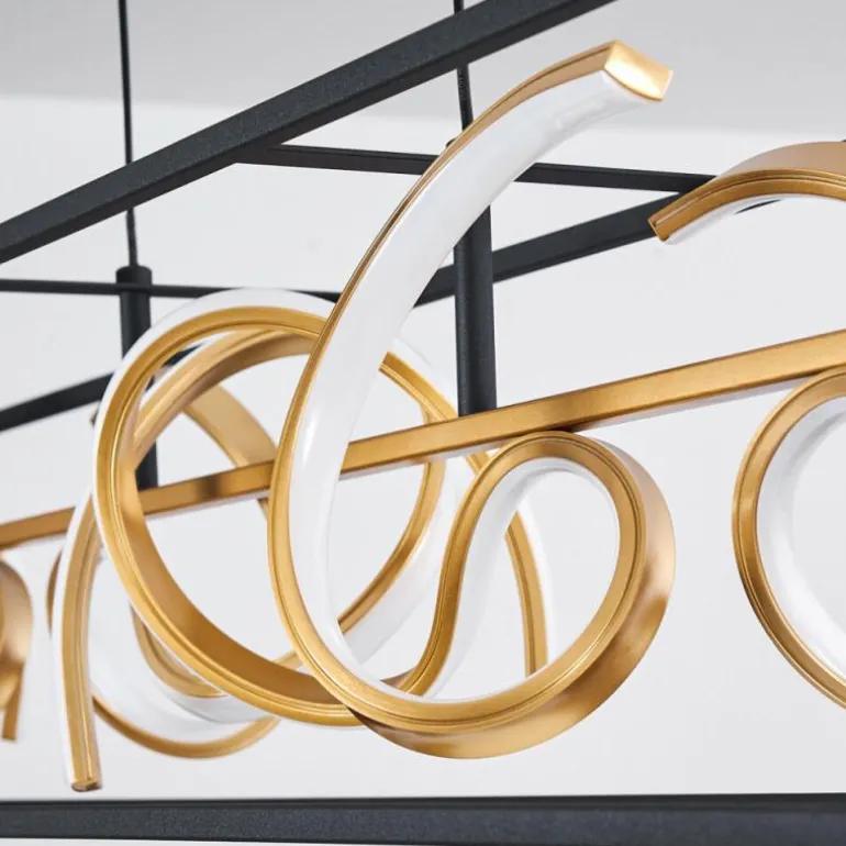 Suspension Pericos LED Noir, 4 lumières