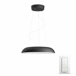 Suspension Philips Hue Ambiance White Amaze LED Noir, 1 lumière, Télécommandes