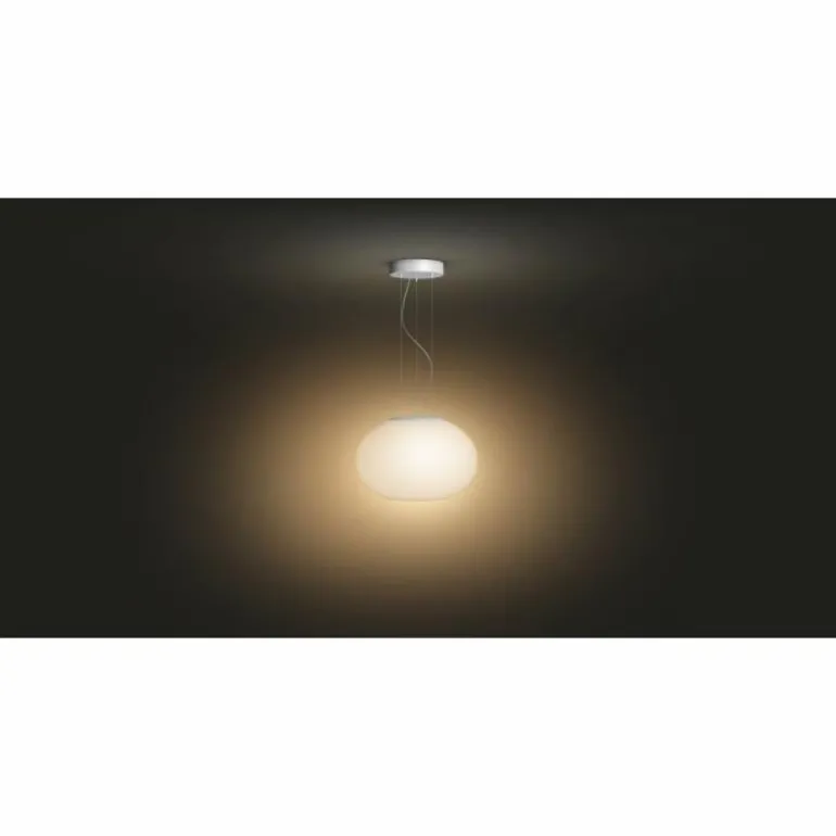 Suspension Philips Hue Ambiance White & Color Flourish LED Blanc, 1 lumière, Changeur de couleurs