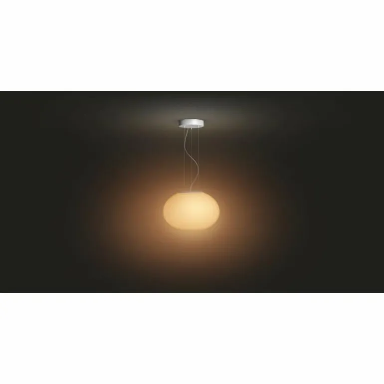 Suspension Philips Hue Ambiance White & Color Flourish LED Blanc, 1 lumière, Changeur de couleurs