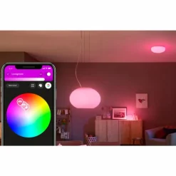 Suspension Philips Hue Ambiance White & Color Flourish LED Blanc, 1 lumière, Changeur de couleurs
