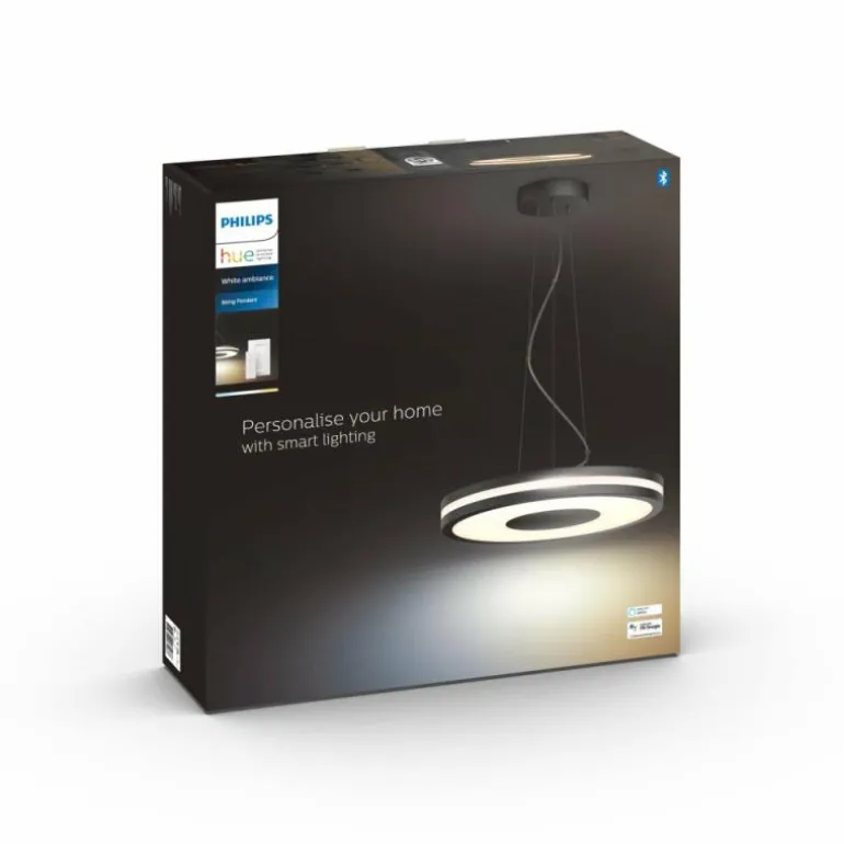 Suspension Philips Hue Being LED Noir, 1 lumière, Télécommandes