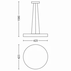 Suspension Philips Hue Being LED Noir, 1 lumière, Télécommandes