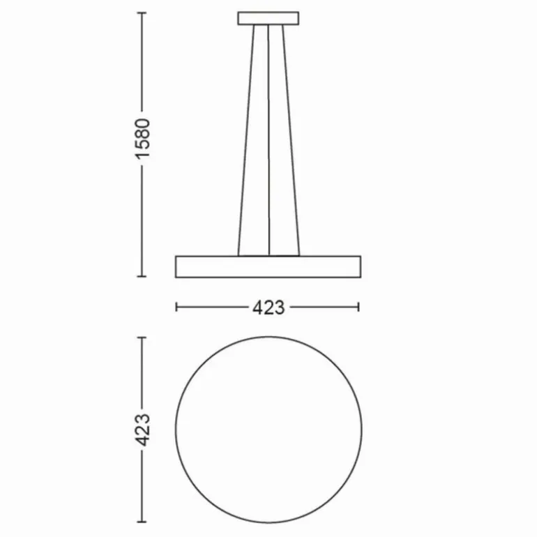 Suspension Philips Hue Being LED Noir, 1 lumière, Télécommandes
