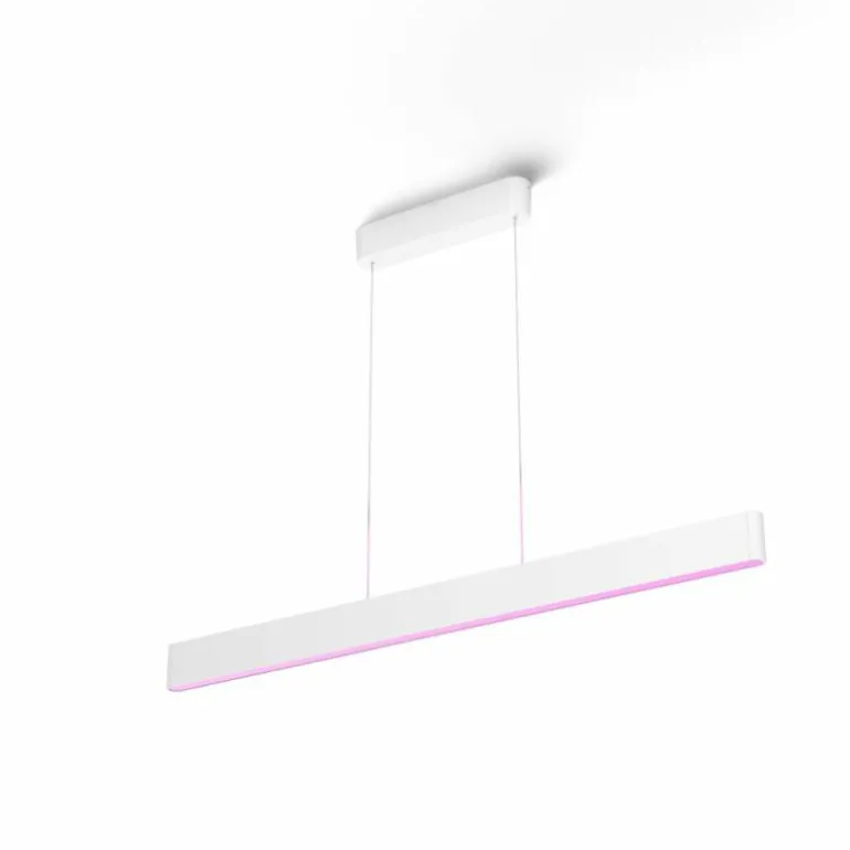 Suspension Philips Hue White & Colour Ambiance Ensis LED Blanc, 2 lumières, Changeur de couleurs
