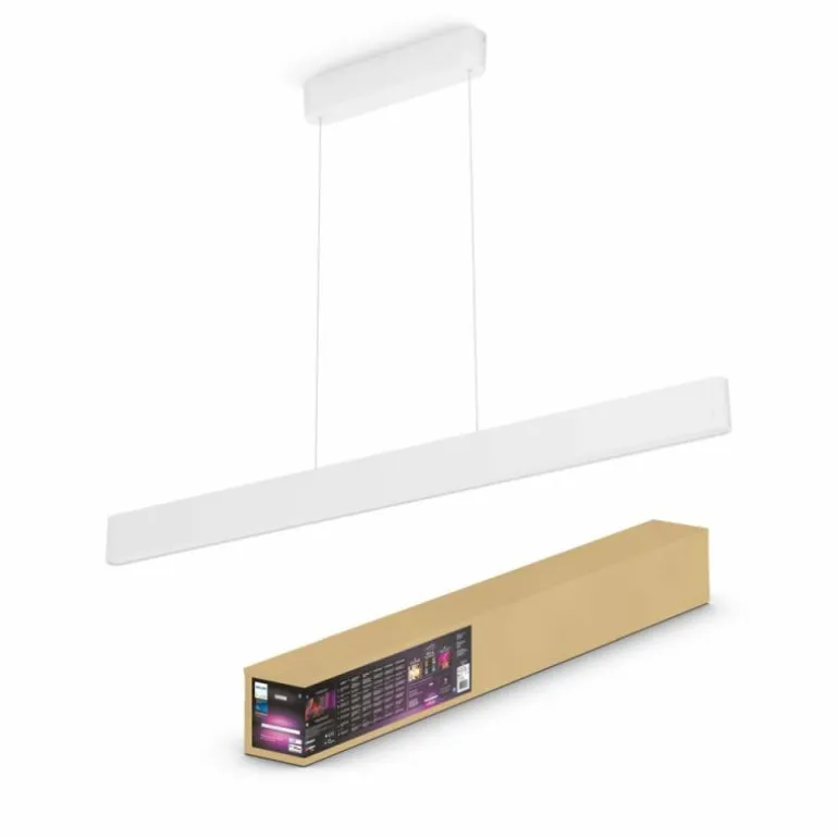 Suspension Philips Hue White & Colour Ambiance Ensis LED Blanc, 2 lumières, Changeur de couleurs