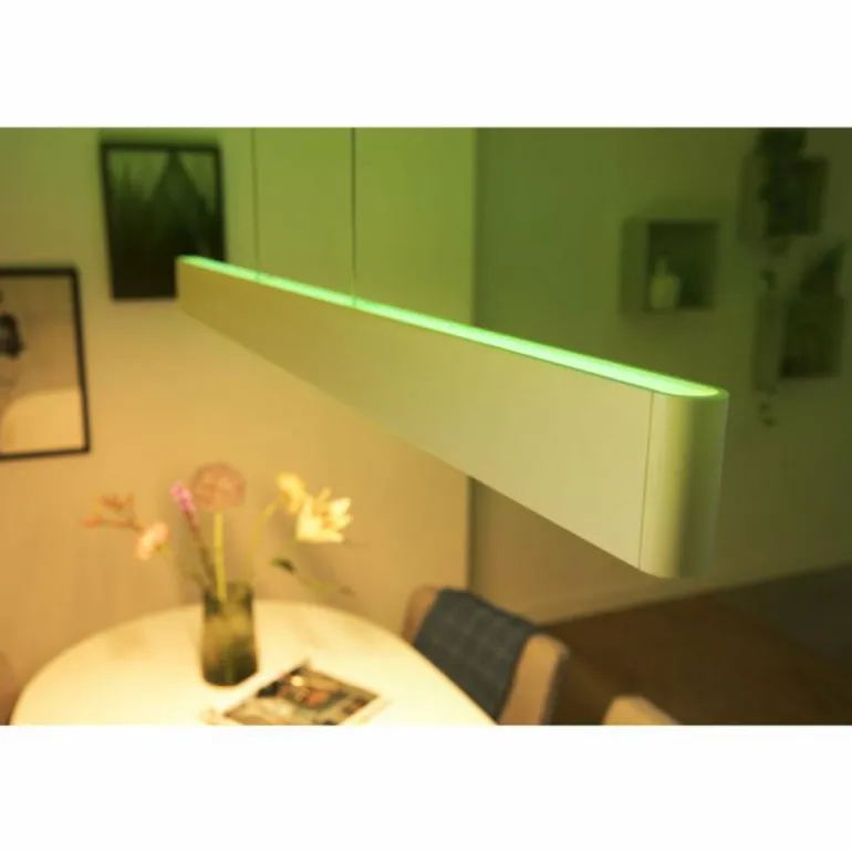Suspension Philips Hue White & Colour Ambiance Ensis LED Blanc, 2 lumières, Changeur de couleurs