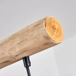 Suspension Pila Écru, Noir, 3 lumières