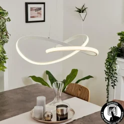 Suspension Pitasch LED Blanc, 1 lumière