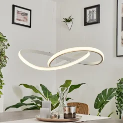 Suspension Pitasch LED Blanc, 1 lumière