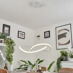 Suspension Pitasch LED Blanc, 1 lumière