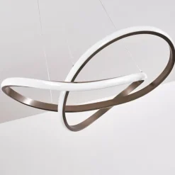 Suspension Pitasch LED Nickel mat, 1 lumière