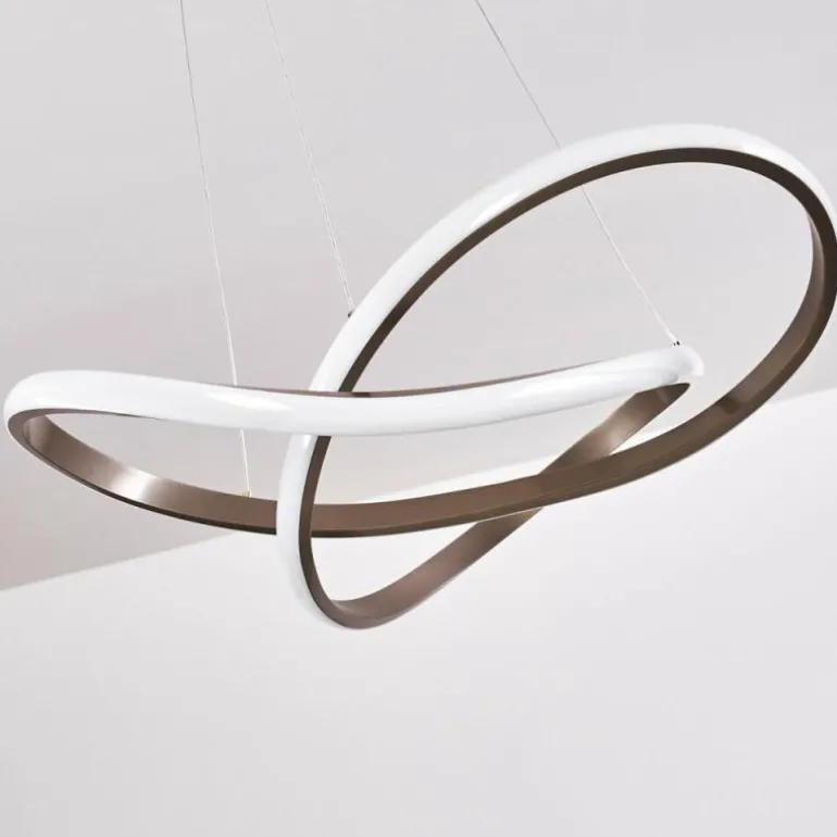 Suspension Pitasch LED Nickel mat, 1 lumière