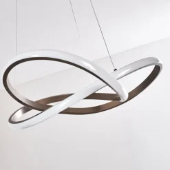 Suspension Pitasch LED Nickel mat, 1 lumière