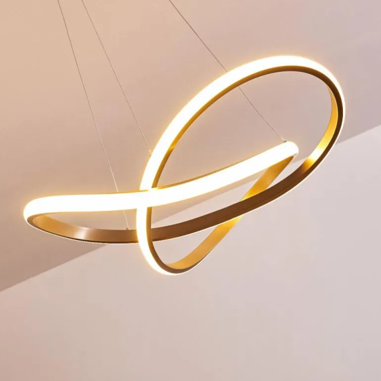 Suspension Pitasch LED Nickel mat, 1 lumière