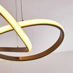 Suspension Pitasch LED Nickel mat, 1 lumière