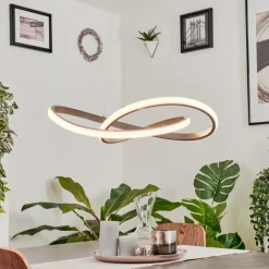 Suspension Pitasch LED Nickel mat, 1 lumière