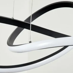 Suspension Pitasch LED Noir, 1 lumière