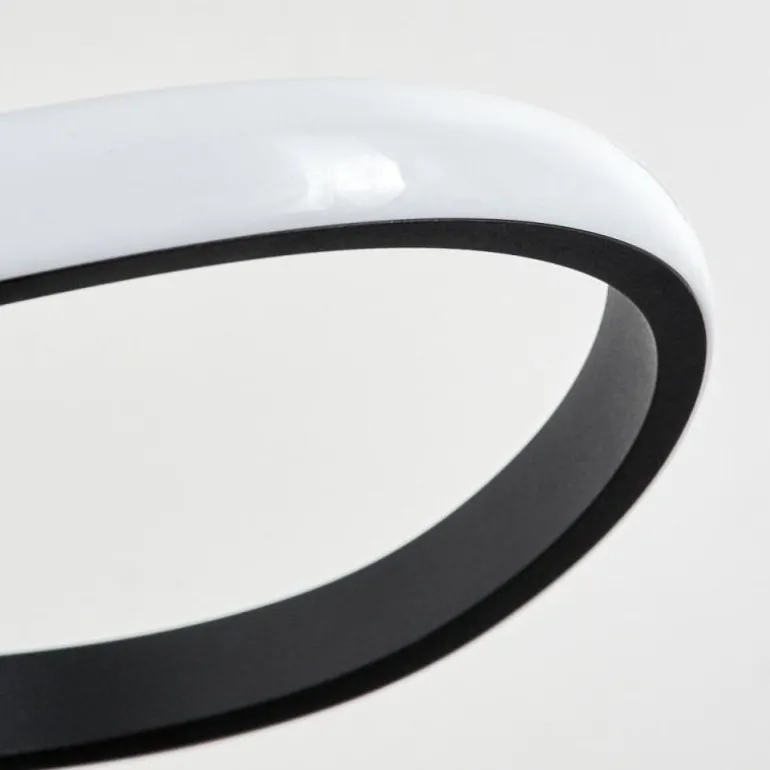 Suspension Pitasch LED Noir, 1 lumière