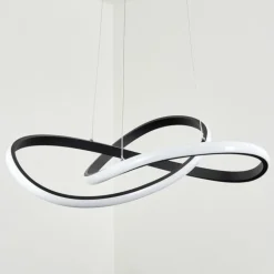 Suspension Pitasch LED Noir, 1 lumière