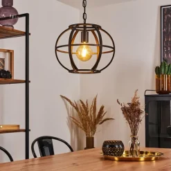 Suspension Plan Laiton, 1 lumière