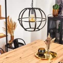 Suspension Plan Laiton, 1 lumière