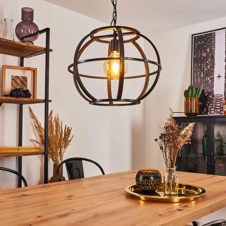 Suspension Plan Laiton, 1 lumière