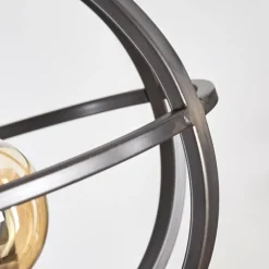 Suspension Plan Noir, 3 lumières