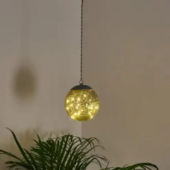 Suspension Pollenca LED Fumée, Noir, 20 lumières