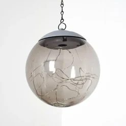 Suspension Pollenca LED Fumée, Noir, 20 lumières