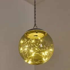 Suspension Pollenca LED Fumée, Noir, 20 lumières