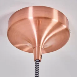 Suspension Polvero Cuivre, 1 lumière